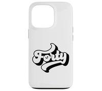 Cuarenta, 40 años para Hombres y Mujeres 40 cumpleaños Carcasa para iPhone 13 Pro