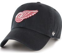 Cuarenta Siete 47 Brand Detroit Red Wings Black Clean Up Curved Visera Strapback