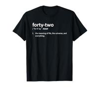 Cuarenta y dos sustantivo Significado Definición Camiseta