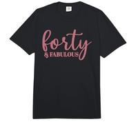 Cuarenta y Fabuloso, 40 años para Mujeres Su 40 cumpleaños Comfort Colors Adult Heavyweight T-Shirt