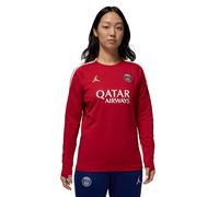Cuarta equipación París Saint-Germain Strike Camiseta de fútbol con cuello redondo y tejido Knit Jordan Dri-FIT - Mujer - Rojo XS (EU 32-34)