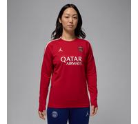 Cuarta equipación París Saint-Germain Strike Camiseta de fútbol con cuello redondo y tejido Knit Jordan Dri-FIT - Mujer - Rojo S (EU 36-38)