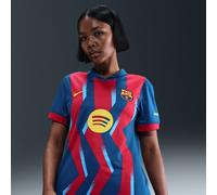 Cuarta equipación Stadium FC Barcelona 2025/26 Camiseta de fútbol Replica Nike Dri-FIT - Mujer - Azul M (EU 40-42)