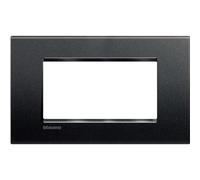 CUARTA PLACA 4 MÓDULOS LUZ VIVA ANTRACITA LNA4804AR