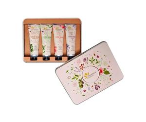 Cuarteto de crema de manos Bio en su cofrecito beige Fleurance Nature 24603