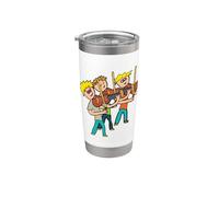Cuarteto de cuerdas Stickman Ensemble Vaso térmico de acero inoxidable de doble pared