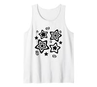 Cuarteto Estrella Y2K de los 90 bajo el Cielo Estrellado Camiseta sin Mangas