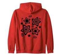 Cuarteto Estrella Y2K de los 90 bajo el Cielo Estrellado Sudadera con Capucha