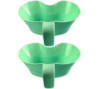 Cuarto de baño antideslizante de 900 ml para pacientes inmóviles, bordes redondeados y superficies de limpieza sin complicaciones para limpieza de dientes, mesita de noche, taza de cuidado bucal para