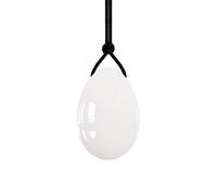 Cuartos de rosas naturales Yoni Juego de huevos Obsidiana Ejercicio de Kegel Huevo de jade Apretar los músculos Bolas de cristal Nefrita Jade Yoni Clara de huevo Jade_40x25mm