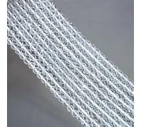 Cuarzo blanco facetado suelto for la elaboración de joyería artesanal: pulseras y pendientes(3mm about 120pcs)