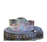 Cuarzo Cristal Cuencos Cantores Mazos, 1pcs Crystal Bowls Sound Relaxation Musical Instrument Tibetan Musical Instrument Accessories(8IN)