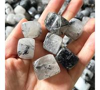 Cuarzo de pelo negro Natural, cristal rutilado, grava, cubo, piedra en bruto, espécimen, piedras de regalo Inicio Colecciones