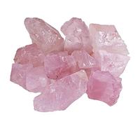 Cuarzo de rosa natural áspero Madagascar para Wicca Reiki Crystal Healing-100 gramos