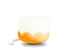 Cuarzo esmerilado degradado, Cuencos tibetanos de cristal for yoga 7-12 pulgadas 3 piezas(9 inches)