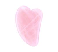 Cuarzo Rosa Gua Sha Herramienta De Elevación Facial Masajeador Facial Guasha Raspador Cuerpo Cuello Tabla De Raspado Cuidado De La Piel Masaje De Belleza Cuidado,pequeña V Rosa