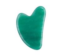 Cuarzo Rosa Gua Sha Herramienta De Elevación Facial Masajeador Facial Guasha Raspador Cuerpo Cuello Tabla De Raspado Cuidado De La Piel Masaje De Belleza Cuidado,pequeño Dedo Verde