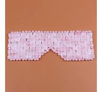 Cuarzo Rosa Mascarilla Refrescante Para Ojos Jade Natural Mascarilla Para Ojos Masajeador De Ojos Amatista Mascarillas Para Dormir Masaje Con Piedras Relajación,cuarzo Rosa