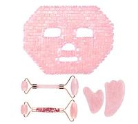 Cuarzo Rosa Natural Para Cara Jade Roller Gua Sha Masaje Face Roller,tipo D