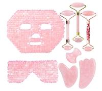 Cuarzo Rosa Natural Para Cara Jade Roller Gua Sha Masaje Face Roller,tipo E