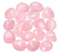 Cuarzo Rosa Piedra Natural Piedra Cuarzo Rosa Tamaño entre 2-3 cm Piedras Naturales de Cuarzos Rosas, Piedras Energeticas de Cuarzo Rosa con Relaja los Nervios y Mejora la Autoestima
