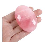 Cuarzo Rosa Piedras Naturales Pulida con Propiedades Curativas Piedras Naturales Cuarzo Rosa Cristales Curativos a Granel Piedras Preciosas, Reiki y Meditación para Decoración Del Hogar y la Oficina