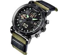 Cuarzo ve Fashion LED Watch Sports Casual Men Digital Men's Watch Cute 2 Mm Reloj (Green, One Size)