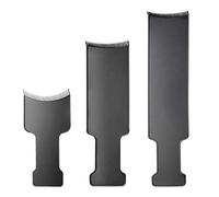 Cuasting 3 piezas de tablero de corte de largo para resaltar peluquero parte superior para teñir el cabello, herramienta de tinte de peluquería DIY (negro)
