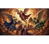 Cuatro Ángeles Descienden Puzzle De Madera 500 Piezas Adultos Y Niños,Anti-estrés,Reto,14 Años+,Deco Pared,Regalo Ideal,Madera,Rompecabezas,Relax,Desafío,Educativo (52x38cm)