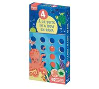 Cuatro en raya. Juego de madera