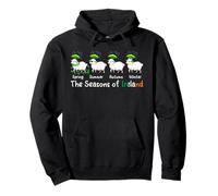 Cuatro Lindos tréboles de Oveja para el Día de San Patricio de Irlanda de The Seasons Sudadera con Capucha