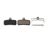 Cuatro pastillas de freno del pistón para semi para el par hidráulico del color del negro de la placa de respaldo de la aleación de aluminio de los zapatos del freno de disco del zoom Hb-87