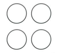 Cuatro piezas de repuesto de anillo de sellado de silicona a prueba de fugas compatibles con botellas de 40 onzas, proporcionando un sellado fiable y resistencia al desgaste (es transparente)