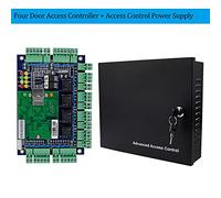 Cuatro puertas wiegand TCP/IP Red de panel control acceso RFID Software sistema DC12V Caja fuente alimentación 1/2 puerta Kit de automatización de portones(L04 VS Power Supply)