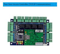 Cuatro puertas wiegand TCP/IP Red de panel control acceso RFID Software sistema DC12V Caja fuente alimentación 1/2 puerta Kit de automatización de portones(Four Doors L04)