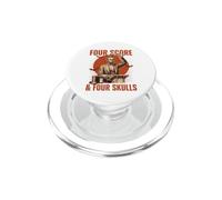 Cuatro Puntuaciones y Cuatro Calaveras Profesor de Historia de Lincoln PopSockets PopGrip para MagSafe