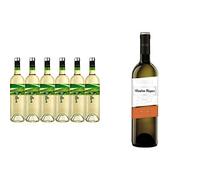 Cuatro Rayas LAGARTIJO. Vino Blanco Verdejo D.O. Rueda - 6 Botellas x 750ml & Cuatro Rayas Vino Blanco Verdejo Vendimia Nocturna D.O. Rueda - Botella de 750 ml