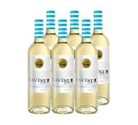 CUATRO RAYAS Nave Sur Verdejo - Vino Blanco DO Rueda (6 Botellas x 750ml)