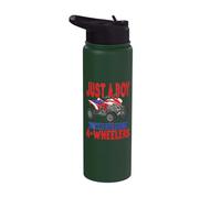 Cuatro Ruedas Quad Adventure Offroad Motorsports Amantes Stainless Steel Insulated Water Bottle