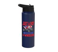 Cuatro Ruedas Quad Adventure Offroad Motorsports Amantes Stainless Steel Insulated Water Bottle