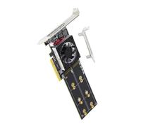 Cuatro tarjetas de expansión NVMe PCIe3.0 con niveles de hardware HDDs, sistemas de refrigeración activa, compatibilidad con soportes dobles, tarjeta de expansión NVME de refrigeración activa