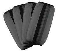 Cuatro vendas para patas de caballo, botas de caballo de nailon para estaciones cálidas, protectores de espinilla equinos ajustables para escuela y ecuación, 12.6 x 13.4 pulgadas