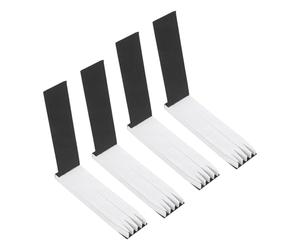 Cuatrocientas esencias diseños de prueba de terapia de esencia Embalaje impermeable punta dividida Análisis de fragancia precisa y marcado Cinta de prueba de fragancia Negro Blanco