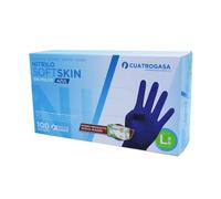 Cuatrogasa guantes Nitrilo Sin Polvo Talla L 100 uds
