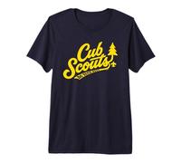 Cub Scouts - Do Your Best Retro Scouting Script Camiseta Premium