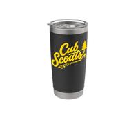 Cub Scouts - Do Your Best Retro Scouting Script Vaso térmico de acero inoxidable de doble pared