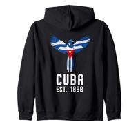 Cuba 1898 Bandera Cubana Cubanos Cubano Tocororo Cubano Trogon Sudadera con Capucha