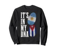 Cuba Argentina Está En Mi ADN Orgullo Argentino Raíces Cubanas Sudadera