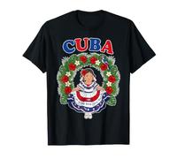 Cuba - Bailarina Tradicional con trogón e Hibisco Camiseta