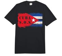 Cuba Bandera Camiseta Cubana SOS Ayuda Apoyo 2026 Comfort Colors Adult Heavyweight T-Shirt